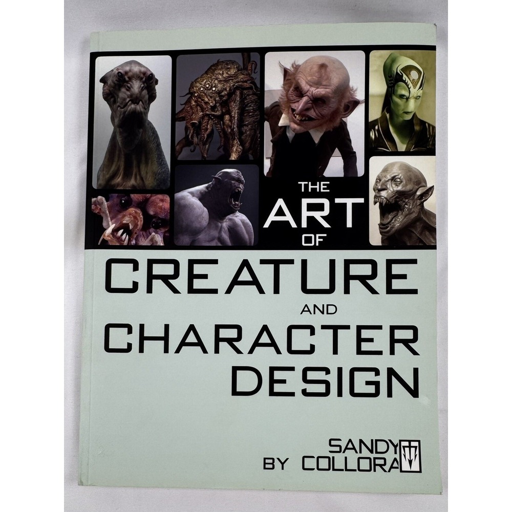 Horror Sci-Fi Art of Creature Character Design Sandy Collora Signed Book 2015